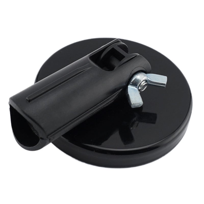 Master Magnetics Magnetic Pick-Up Tool Attachment, 3.20" Diameter, 0.440" Thick Magnet Assembly with Acme-Threaded Attachment for Standard Broom Handle, 65 Pounds Pull, 1 Each - Image 2